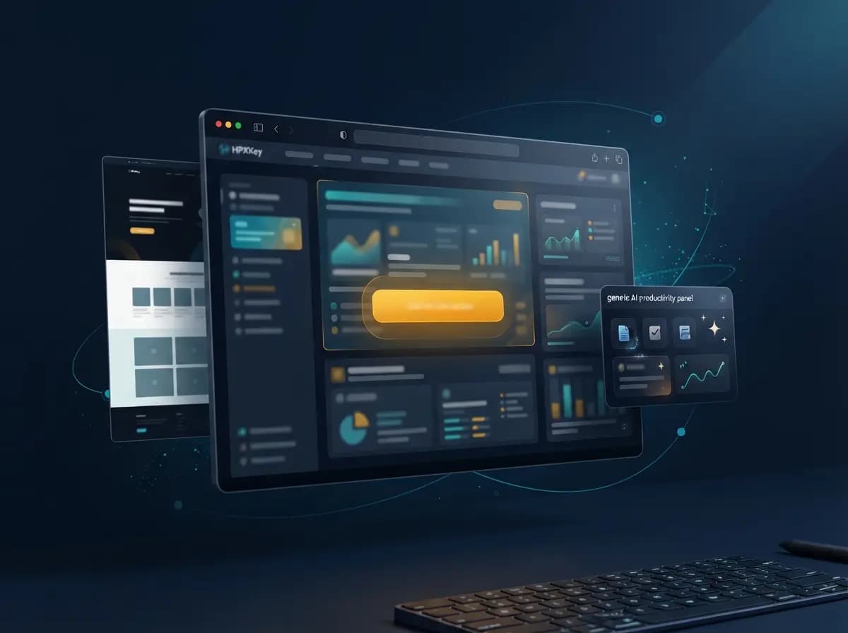 Bản mô phỏng dịch vụ thiết kế website trọn gói của HPXKey